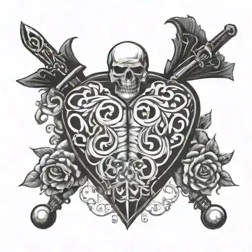 805 Chest Tattoo Gangster Chest Piece