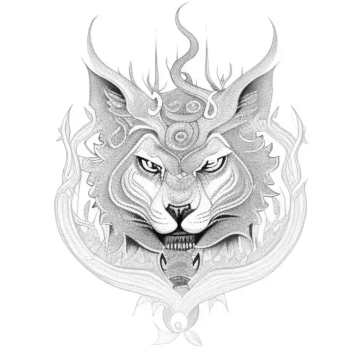 Kali Emerging From A Mystical Forest