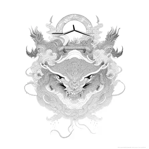 Combining The Chinese Calendar Animal Symbols Into A Dynamic And Intricate Sleeve Design
