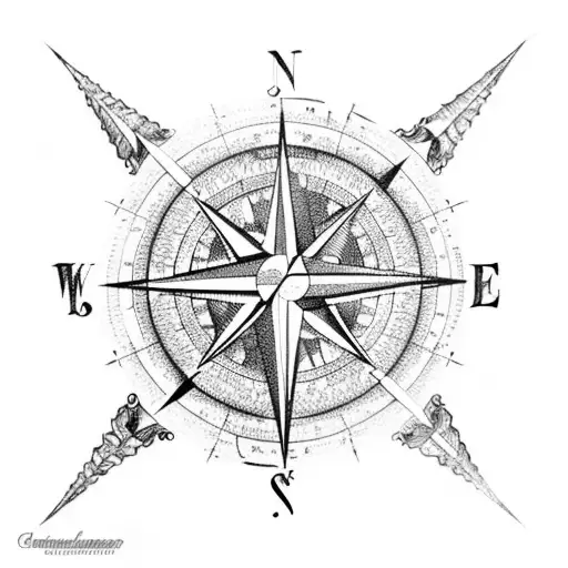 Compass And Maps Longitude And Latitude