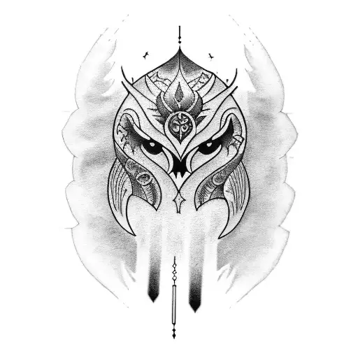 Forearm And Arm Tattoo Of A Flying Hawk