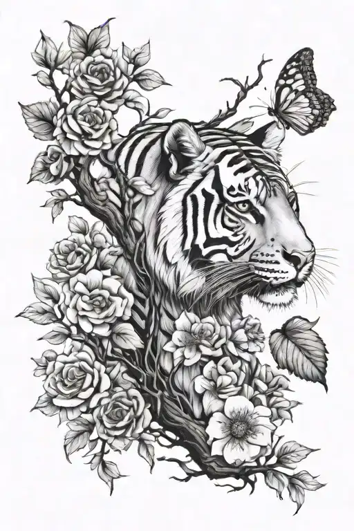 Tiger Body Flower Tree