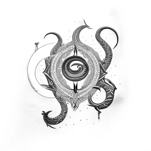 Mahadev With Moon And Snake