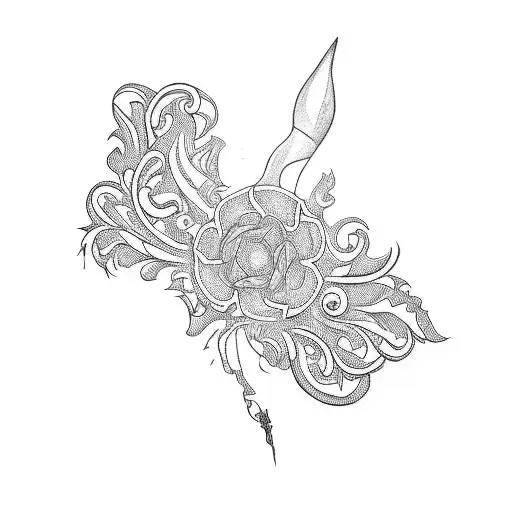 A Black And White Drawing Of A