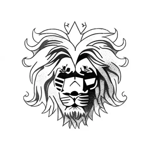 Union Jack Flag Lion