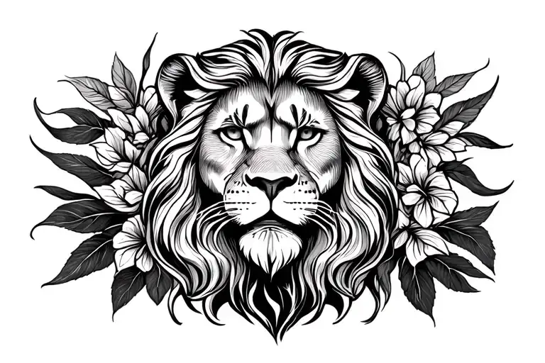 Leo Tattoo Design
