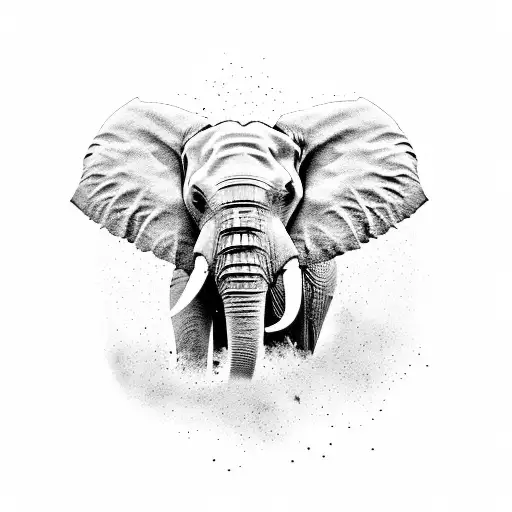 Elephant Baby And Dad