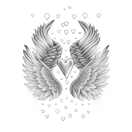 Jump With Wing With Heart