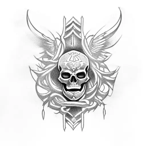 Medieval Skeleton Chest Piece