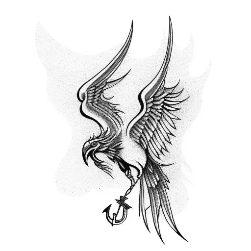 A Phoenix Around An Anchor