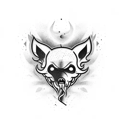 Brewdog Dog Logo With Smoke Background