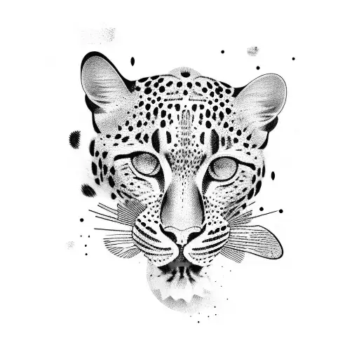 Virgo Portriat With Leopard