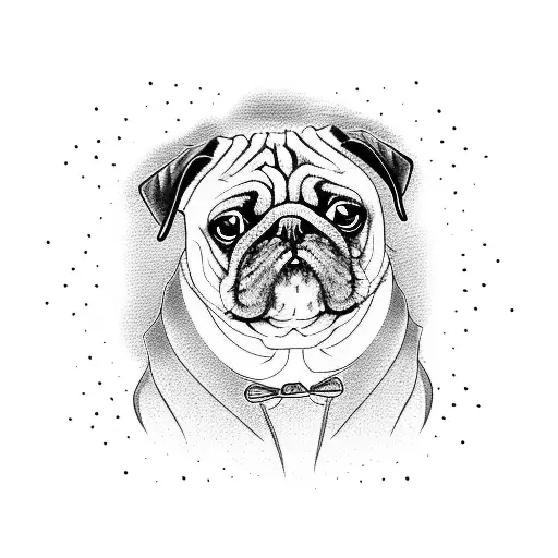 Family Tree With Pug Dog