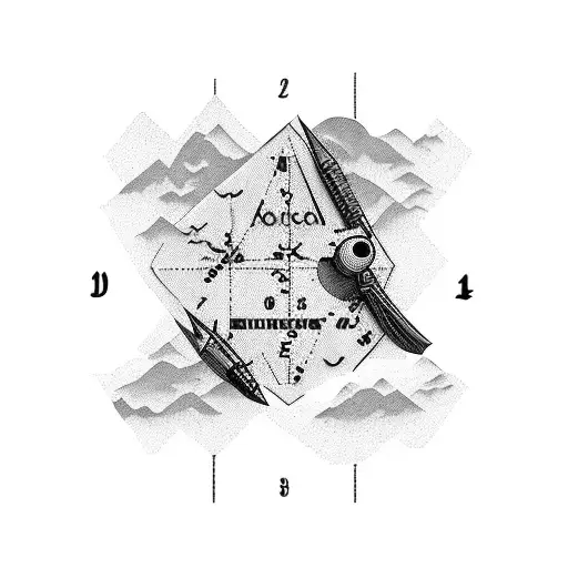 Location Pin With Coordinates