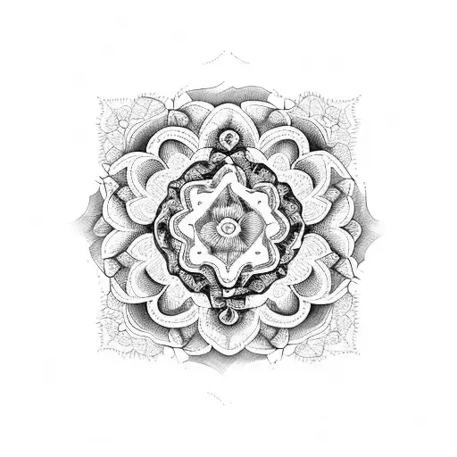 Mountain Mandala Flowers
