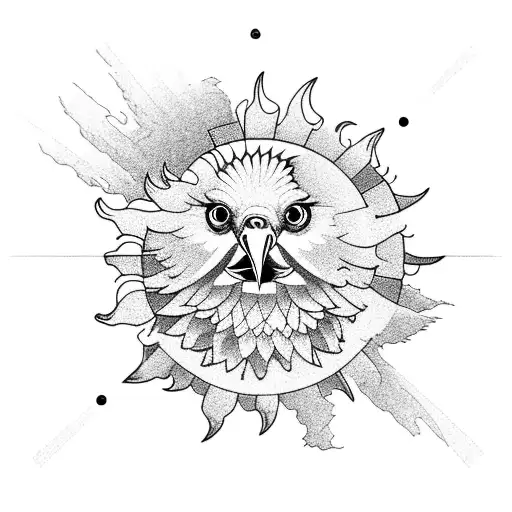 A Majestic Sun Conure Perched On A Steering Wheel With A Scenic Road Stretching Ahead