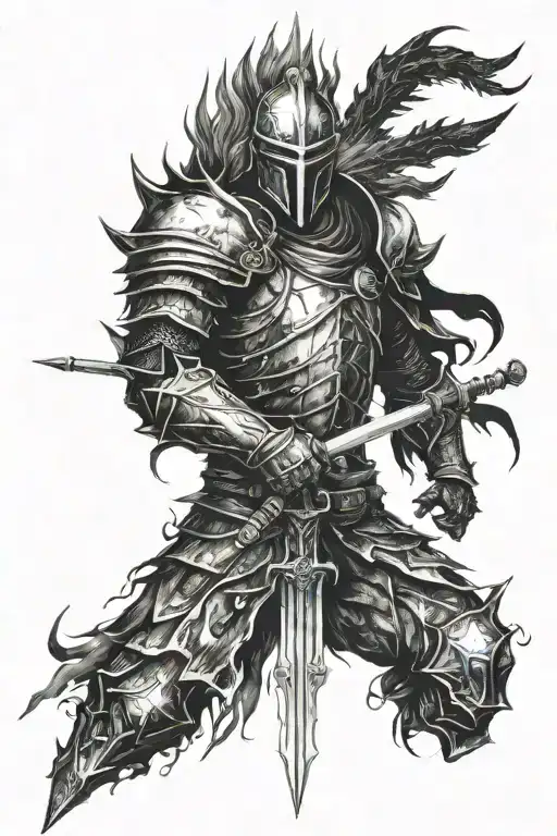 Incorporate Elements From The Game Dark Souls Into A Tattoo Design