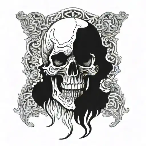 Gemini Birthday 03-06-1992 Skull Wearing