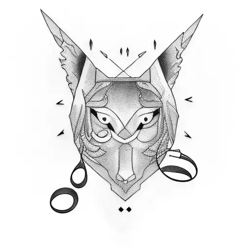 A Tattoo Design Combining Music And Boxing