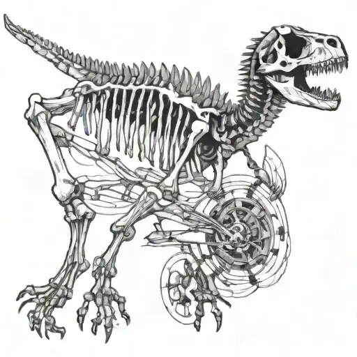 Veloceraptor Fossil Skeleton