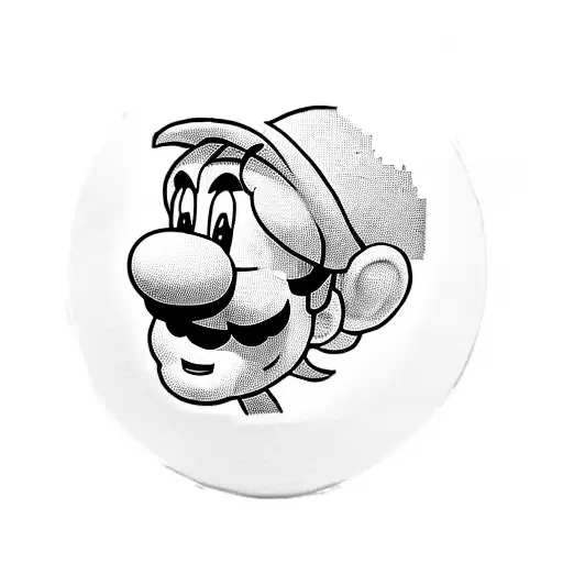 Luigi From Super Mario Leg