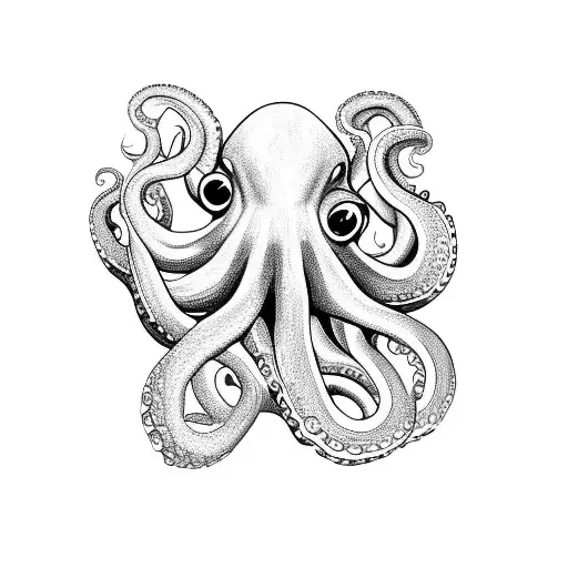 Large Octopus With A Video Camera