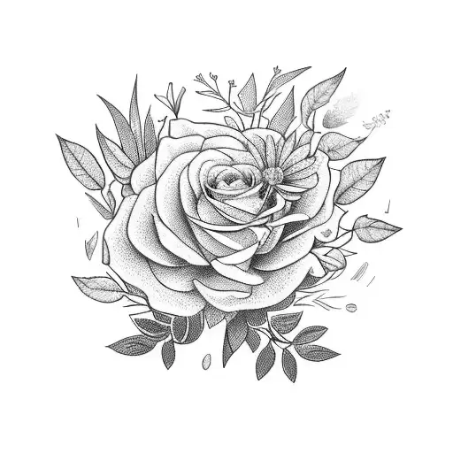 A Lady Holding A Bouquet Of Healing Herbs And Plants