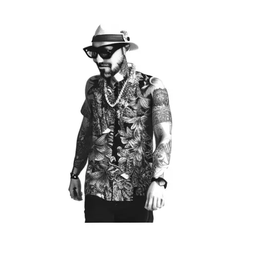 A Man In A Hawaiian Shirt