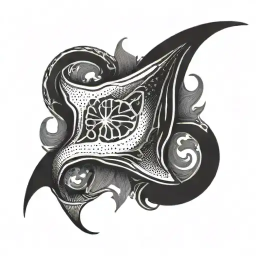 Stingray With The Tail As The Date 13 September 2023