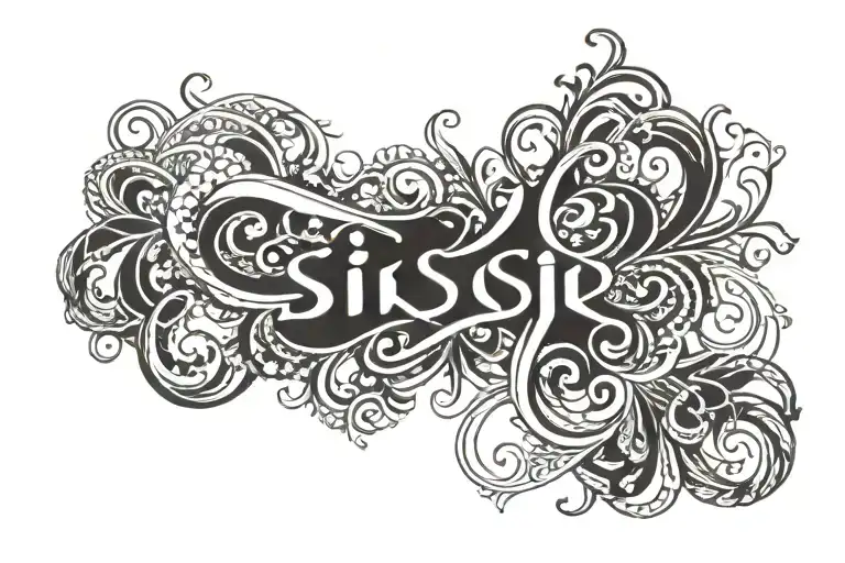 Siri Name With Infinity Symbol