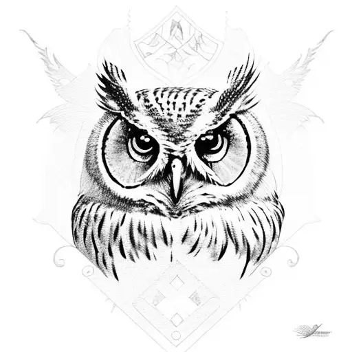 Owl With Very Big Ears