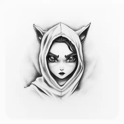 Ball-gagged Little Red Riding Hood And The Woolf In On Person