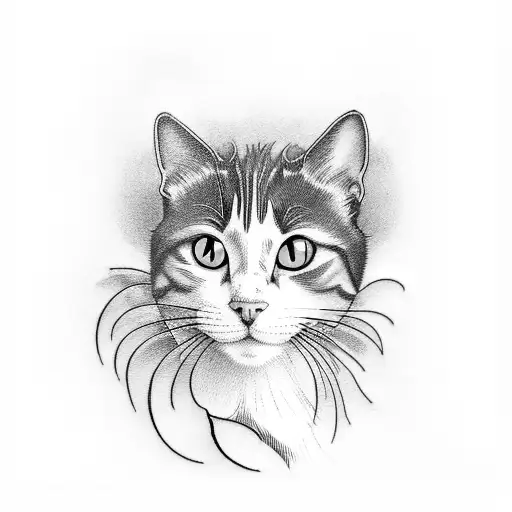 Iris Plants On The Cat