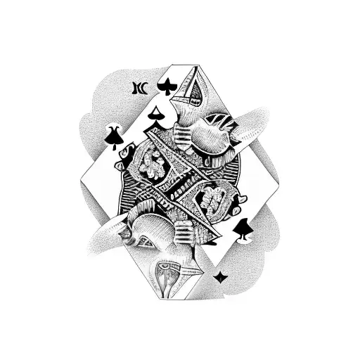 24 Of Diamonds Playing Card With The Pink Panther