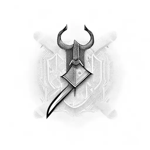 Illustrate A Chef Knife Morphing Into A Gaming Sword