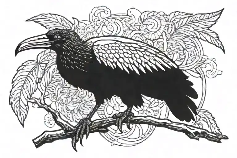 Hadeda Ibis Bird Perched