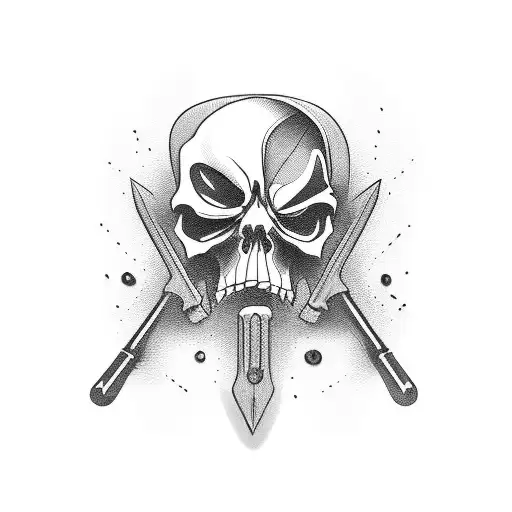 Grim Reaper With Revolvers