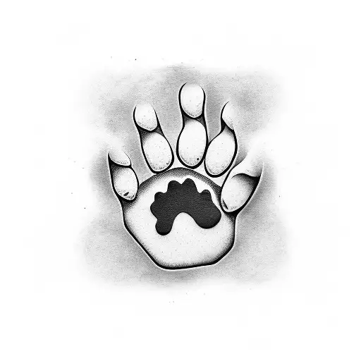 Dog Paw Exiting Hell