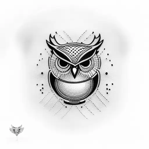 Owl In A Basketball Jersey