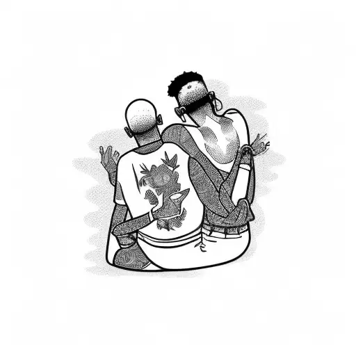 Tattoo For Black Gay Couple Going On 4 Years In Their Relationship