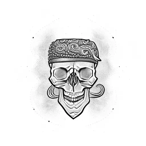Skull Snake Hat