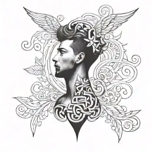 Neck Tattoos With The Word Teixeira