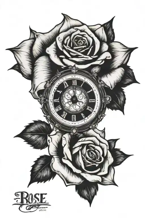 Rose Eyeball Clock Angel Number 11 11