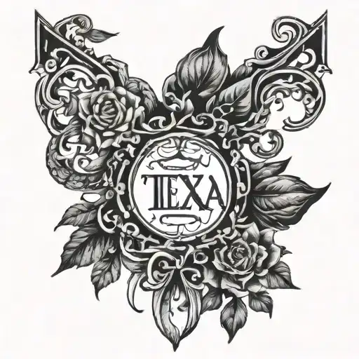 Neck Tattoos With The Word Teixeira