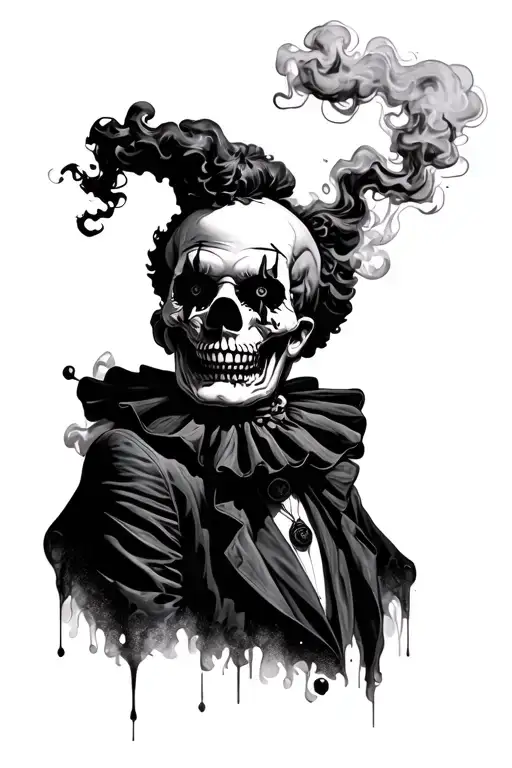 Clown Skull Smoke