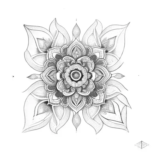 Mandala Flower Henna