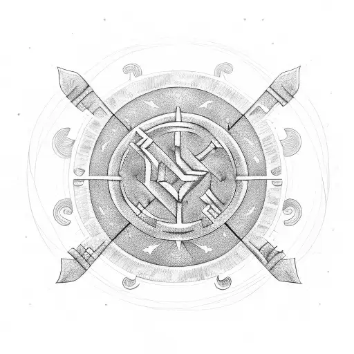 Combine A Semicolon And Inguz Rune To Create A Unique Symbol Of Balance And Growth