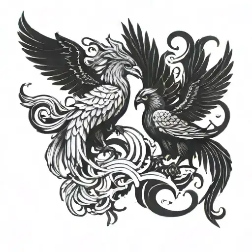 Gemini Twin Pheonix Evil And Good