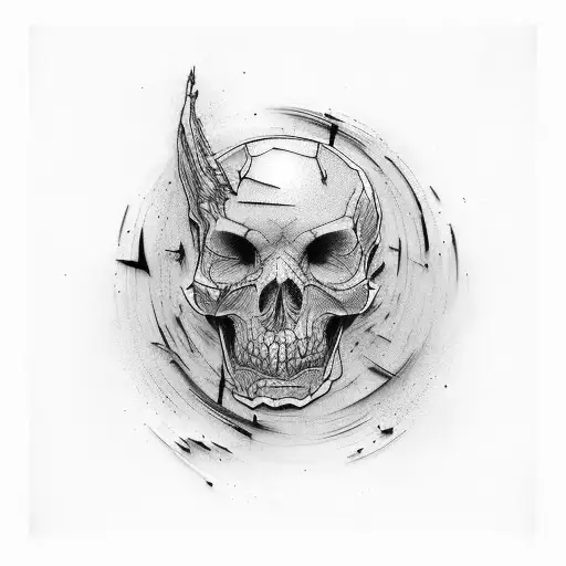 Red Line Scars And There Is No Inscription