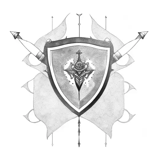 Bell Pepper With Sword And Shield